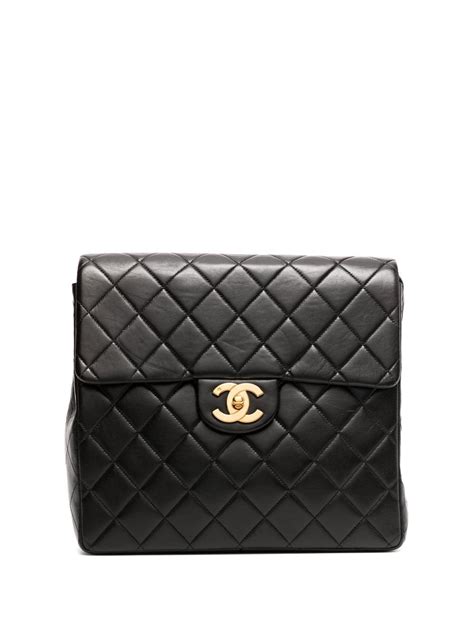 chanel pre-owned 1995 classic flap backpack|CHANEL Pre.